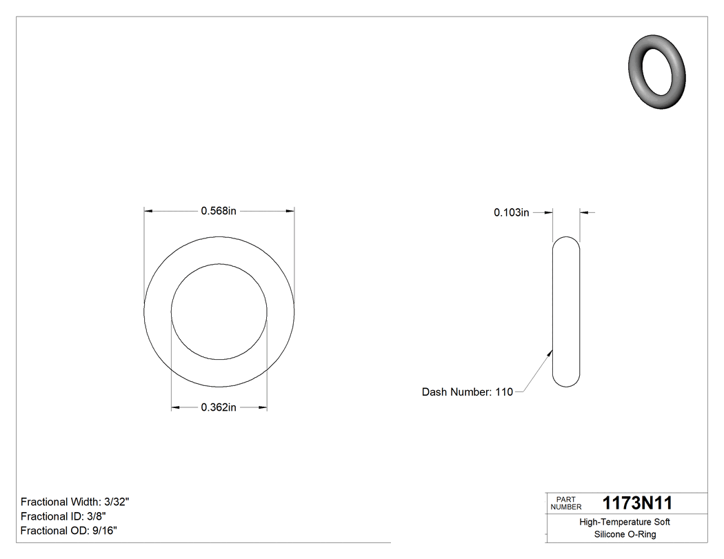 Technical drawing - 1173N11